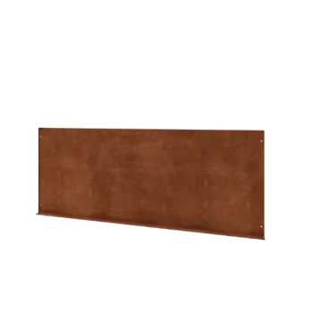 Corten terasest dekoratiivne piirdeaed V - Paneel - 149 x 3 x 60 cm
