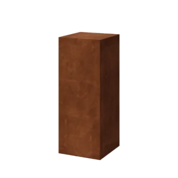 Corten-terasest pjedestaal - Ohio - 40 x 40 x 100 cm