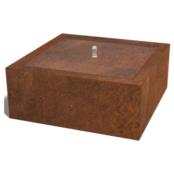 Corten terasest purskkaev - Lyra - 100 x 100 x 40 cm