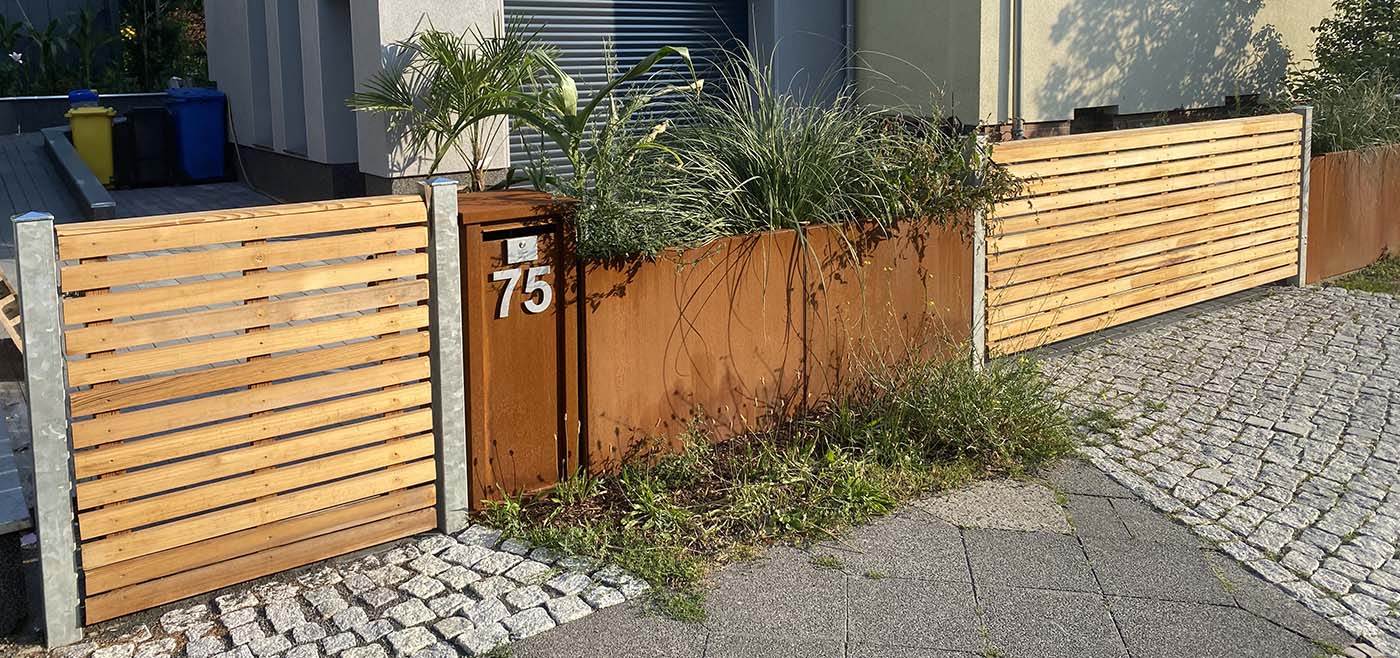 Cortenterasee eesaias: inspiratsioon ja ideed